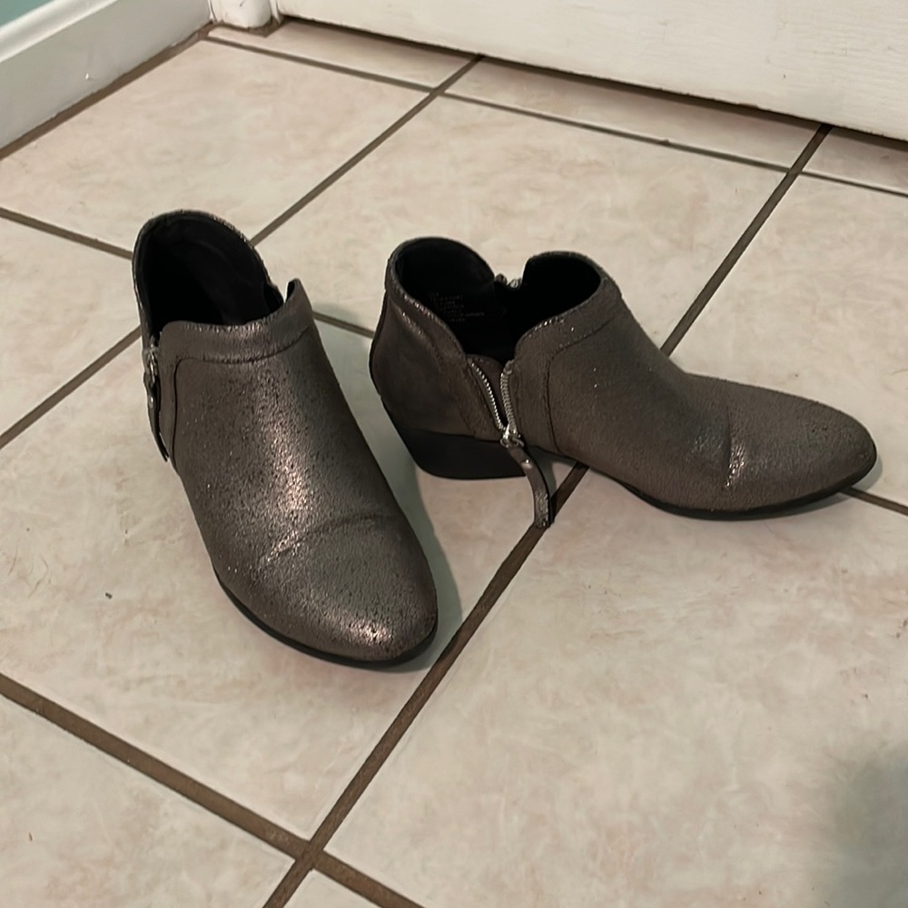 Just Fabulous silver booties